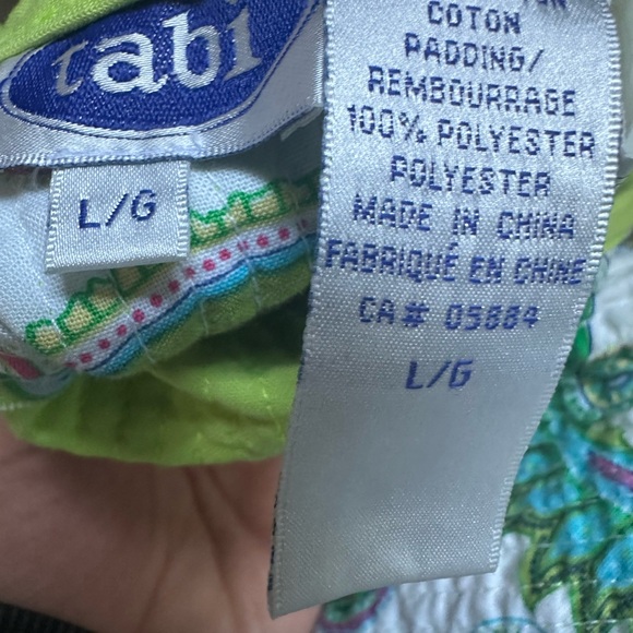 Lg Tabi branded Reversible Green and Yellow Utility Jacket with Stand-Up Collar - Picture 5 of 5